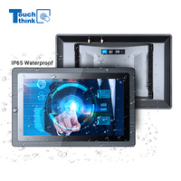 4K Ultra HD Fanless AIO Monitor PC Entrada de voltaje amplio 9-36VDC Industrial Pantalla táctil múltiple Windows 10 Android Industrial