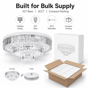 Lustres KEOU 50W 80W, luminaires suspendus modernes de luxe pliables en polycarbonate pour salon et chambre à coucher - Product Image 5