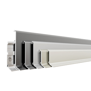 Jiufa Aluminum Alloy Baseboard 16mm <b>Gap</b> Coverage Hanging Double Layer Wall Mount - Product Image 1