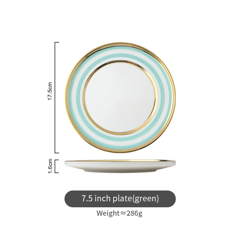 Assiette de 7,5 pouces (verte)