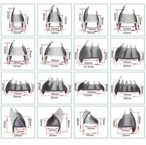 Bandes d'étanchéité pour portes de fourgonnettes à âme pleine en forme de H à paroi épaisse à faible coût, style hayon haut de gamme pour camions de chargement réfrigérés en EPDM - Product Image 2