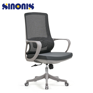 Chaise de bureau ergonomique Sinonis Executive, dossier haut en mesh, pivotante, pour conférence - Product Image 5