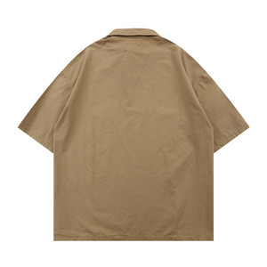 เสื้อโปโลแขนสั้นคอปกกึ่งเปิดสไตล์ญี่<span class=keywords><strong>ปุ่</strong></span><span class=keywords><strong>น</strong></span>เสื้อยืดแข<span class=keywords><strong>น</strong></span>ห้าส่ว<span class=keywords><strong>น</strong></span>ผู้ชายแฟชั่นแนวสตรีทเสื้อทรงหลวมแบรนด์แฟชั่นแนวสตรีท - Product Image 2