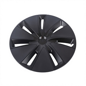 <span class=keywords><strong>LinTech</strong></span> Cache-roues noirs de haute qualité de 18 pouces, protection pour pièces et accessoires de véhicules électriques, référence 1344231-00-B pour Tesla Model 3 Highland - Product Image 1