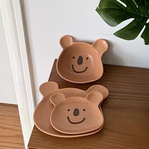 SYL-cuencos de cerámica con dibujos de <span class=keywords><strong>koala</strong></span> para ensalada, plato de postre para el hogar, bandeja de pan, juego de vajilla para niños - Product Image 5