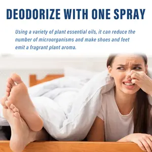 Spray desodorante para pies al por mayor, anti grietas, elimina bacterias, olor peculiar, desodorante natural para pies, spray para pies