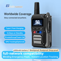 Nueva batería ultra larga de 6000mAh POC 4G Red móvil Global Poc Ptt Radio 4g con tarjeta Sim