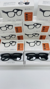 AIMB Smart <b>Glasses</b> S3 Ultra Plastic Titanium Frame Dual <b>Camera</b> AI Vision Recognition Real-time Translation 1080P Video - Product Image 1