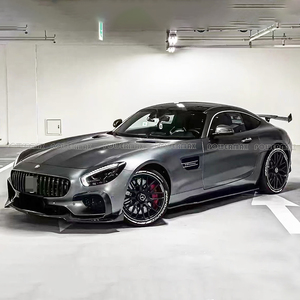 ลิ้นหน้าคาร์บอนไฟเบอร์ทรง RZ สำหรับกันชนหน้ารถเบนซ์ AMG GT GTS GTC - Product Image 3