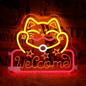 Dropshipping Free Design Custom Led Neon Sign No MOQ Led Custom neon sign For K-Mico-welcome Party Home