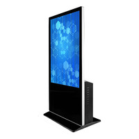 43 55 pouces 4K Nvidia RTX4070 Win 11 System AI Homme-Machine Kiosque à écran tactile interactif avec caméra et microphone