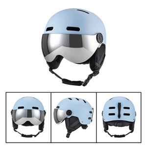 <span class=keywords><strong>Casque</strong></span> de ski et de snowboard OEM avec visière <span class=keywords><strong>Freestyle</strong></span> en ABS+EPS respirant unisexe léger - Product Image 3