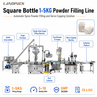 Machine de remplissage et d'emballage en bouteille pour poudre d'assaisonnement alimentaire (oignon, ail, piment de Cayenne, paprika, chili), café, protéines et épices