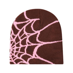 Vente en gros Bonnet brodé unisexe en acrylique personnalisé Bonnet d'hiver tricoté de haute qualité en jacquard Gorras - Product Image 2
