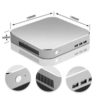Boîtier Mini PC Industriel, Boîtier d'Amplificateur, Instrument CNC, Châssis d'Amplificateur Mini-ITX, Boîtier en Aluminium, Dissipateur Thermique, Boîtier Mini ITX