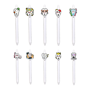 Bolígrafo de Gel para Dientes con Logotipo Personalizado de Marca Privada OEM, Bolígrafo de Punta Redonda para Dientes - Product Image 1
