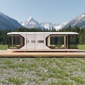 <span class=keywords><strong>Casa</strong></span> Cápsula Modular de Lujo Moderna STAR CABIN X7, Completamente Amueblada, Prefabricada, Inteligente y Móvil, para Glamping en Resorts - Product Image 2