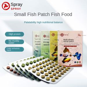 Nourriture pour poissons à haute teneur en protéines, vers de sang et spiruline, probiotiques pour les petits poissons tropicaux, toutes les étapes de vie, gain musculaire, durée de conservation de 2 ans - Product Image 2