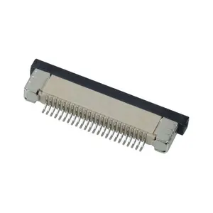 Tipo de cajón Paso de 0,5mm 4 5 6 7 8 9 10 12 13 14 15 16 18 20 21 22 23 24 pines Contacto inferior H = 2,0mm ZIF SMD Conector FPC/FFC