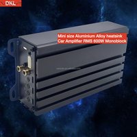 Amplificateur numérique stéréo pour voiture Mono RMS 600W Bass Amp Peak 1200W Class D Car Amplifier Monoblock