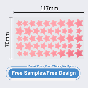 Patchs anti-acné en forme d'étoile, patchs décoratifs pour boutons pour les Génération Z, patchs hydrocolloïdes pour imperfections du visage et du corps, imperméables - Product Image 6