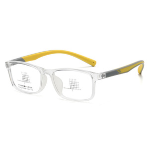 Square Framed Childrens Eyeglasses Plastic Frame Ac Lens Blue Light Protection For Kids 3-10 Years Old - Product Image 5