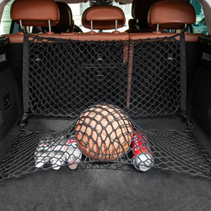 Red de almacenamiento para maletero de coche, organizador de malla de nailon elástico universal, tipo clip para fijación de equipaje - Product Image 4