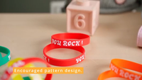 Bracelets en silicone You Rock, bracelet en caoutchouc chrétien, bijoux fantaisie pour enfants, cadeaux de fête