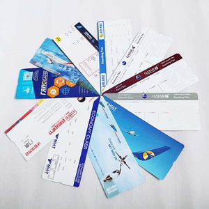 열 종이 비행 티켓 인쇄 항공사 탑승권 - Product Image 2