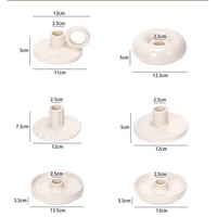K & B Décorations de table de mariage personnalisées Bougeoirs et lanternes en céramique élégants