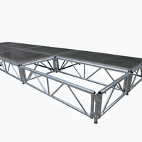 Plataforma de Escenario de Aluminio, Estructura de Escenario para DJ, Bodas y Eventos