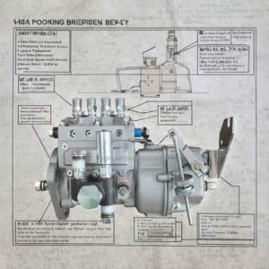 Pompe d'injection de carburant pour moteur diesel SUNRISE K4100D K4100ZD ZH4105ZD, pièces de générateur 30KW-50KW, 15kg, fabriqué en Chine - Product Image 3