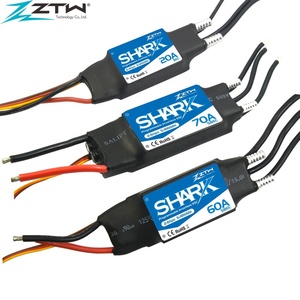 <span class=keywords><strong>ZTW</strong></span> Shark Dual Way 20A 30A 40A 50A 60A 70A 80A BEC Wasserdichter Brushless ESC für RC-Boote mit Wasserkühlung - Product Image 2
