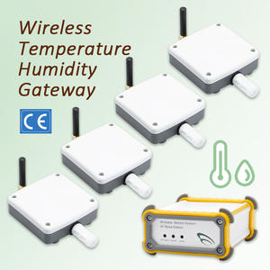 Sistema de Monitoreo Ambiental en Tiempo Real, 4 Sensores Inalámbricos de Temperatura y Humedad por Radiofrecuencia - Product Image 1