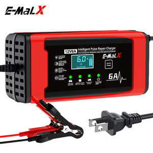 <span class=keywords><strong>Chargeur</strong></span> et mainteneur de <span class=keywords><strong>batterie</strong></span> universel <span class=keywords><strong>6V</strong></span> 4A/12V 2A pour voiture, moto, SUV, réparation par impulsions, <span class=keywords><strong>batterie</strong></span> au plomb-acide - Product Image 2