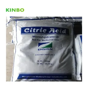 Kinbo sitrik asit monohidrat saf gıda sınıfı 8 40 mesh