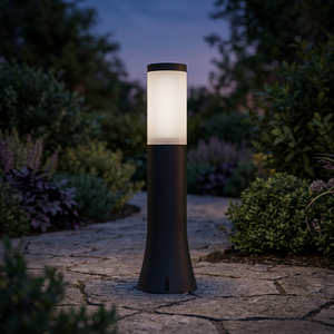 Lampada da Giardino in Plastica con Attacco E27, Impermeabile IP44, 12W, Nera (F-Bright 2073516-N) - Product Image 3