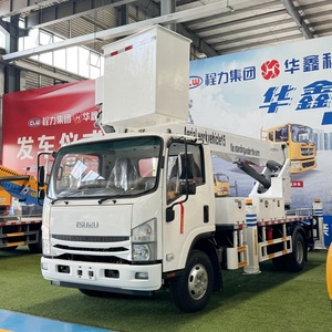 Plataforma de Trabajo Aéreo Aislada Isuzu de 18m <span class=keywords><strong>para</strong></span> Reparación de Cables Eléctricos, Grúa Montada en <span class=keywords><strong>Camión</strong></span>, <span class=keywords><strong>Camión</strong></span> con Cesta Elevadora - Product Image 2