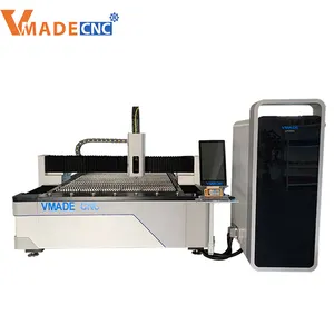 Máquina de corte a laser de fibra, 1000w 1500w 2kw 3kw vlf1530 para aço inoxidável metal preço de corte para venda