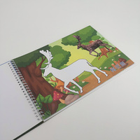 Couverture rigide de livre de coloriage pour enfants, livraison gratuite
