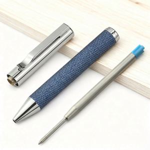 Hot-selling Luxury Metal Ballpoint <b>Pen</b> with logo PU Leather High-Quality Business Signature <b>Pen</b> Custom <b>Pen</b> for Corporate Gifting - Product Image 4