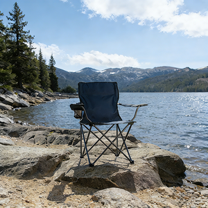 Fauteuil de camping moderne pliable en tissu Oxford avec cadre en fer, sac de transport portable, pour films, balcon, détente, logo personnalisé, approvisionnement en gros direct usine - Product Image 6