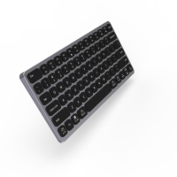 Hub USB-C 8-en-1 avec clavier, 4K 60Hz, 2 ports USB 3.0, lecteur de cartes SD/Micro SD et charge rapide PD 100W pour ordinateur portable