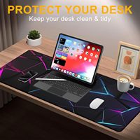Grand tapis de souris chauffant en caoutchouc naturel 80x30cm, épaisseur 2mm, pour PC, tapis de bureau avec clavier pour joueurs sur ordinateur, en stock