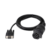 OEM ODM Lector de código universal macho de 9 pines J1939 Eld Cable a cable Obd2