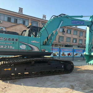 รถขุดไฮดรอลิก Kobelco SK210 มือสอง สำหรับงานก่อสร้างและงานดิน บำรุงรักษาน้อย ประสิทธิภาพสูง มีสินค้าในสต็อก - Product Image 1