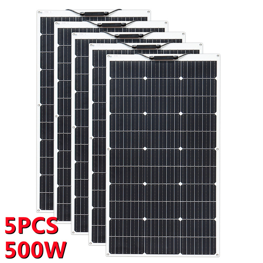 Good Price Good Quality <strong>Portable</strong> Flexible <strong>100W</strong> 200W 300W 500W High Efficiency Custom <strong>Solar</strong> <strong>Panel</strong>