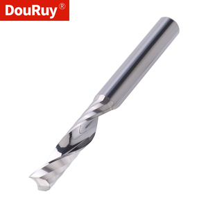 Douruy A + Duy Nhất Sáo Lên Cắt End Mill O Sáo <span class=keywords><strong>Router</strong></span> Bit Cho Gỗ MDF Cắt <span class=keywords><strong>CNC</strong></span> <span class=keywords><strong>Router</strong></span> Tùy Chỉnh ODM OEM Hỗ Trợ - Product Image 2