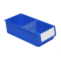 Boîte de rangement empilable en plastique, armoire d'entrepôt, bac de suspension pour vis et boulons, kits de rangement, industrielle,