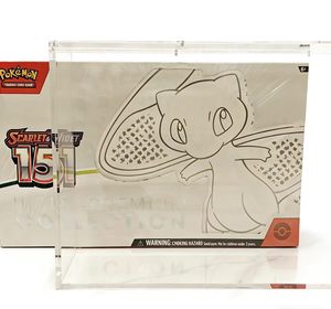 151 UPC Custom Modern UV Protection PTCG Acrylic Case Magnetic Top Display <b>Box</b> Pkmn Pack <b>Storage</b> Easy Assembly - Product Image 4